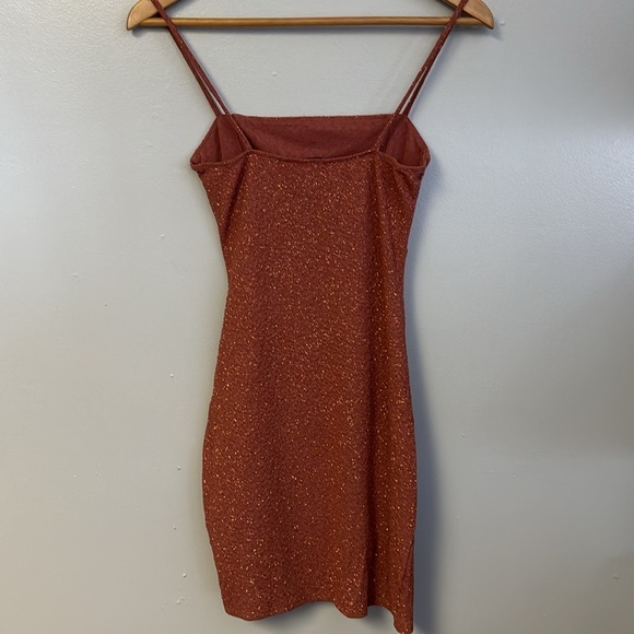 0924-02 Rose Gold Homecoming Dress - Picture 4 of 5